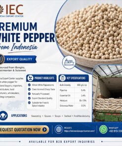Premium White Pepper from Indonesia